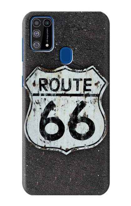 W3207 Route 66 Etui Coque Housse et Flip Housse Cuir pour Samsung Galaxy M31