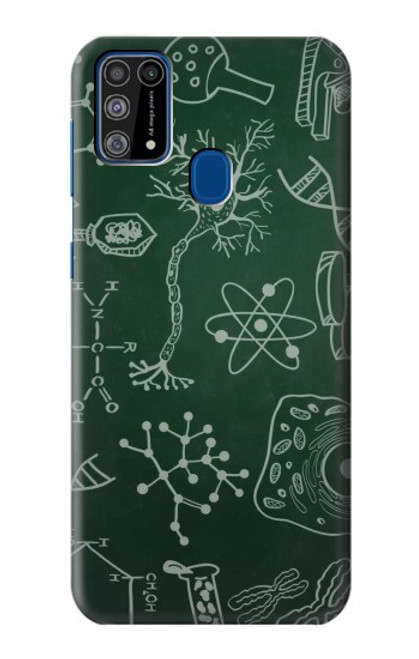 W3211 Sciences Conseil Vert Etui Coque Housse et Flip Housse Cuir pour Samsung Galaxy M31