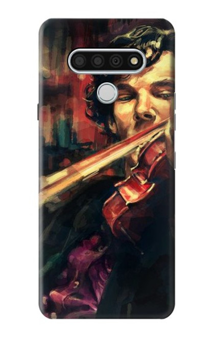 W0723 Peinture Art violon Etui Coque Housse et Flip Housse Cuir pour LG Stylo 6