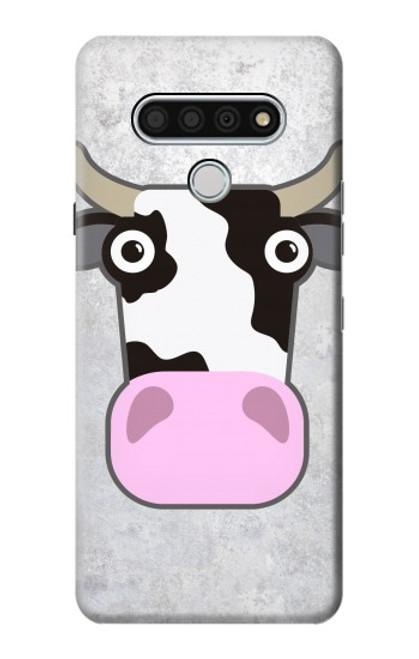 W3257 Vache Dessin animé Etui Coque Housse et Flip Housse Cuir pour LG Stylo 6