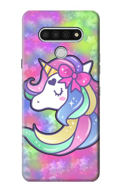 W3264 Pastel Licorne Etui Coque Housse et Flip Housse Cuir pour LG Stylo 6