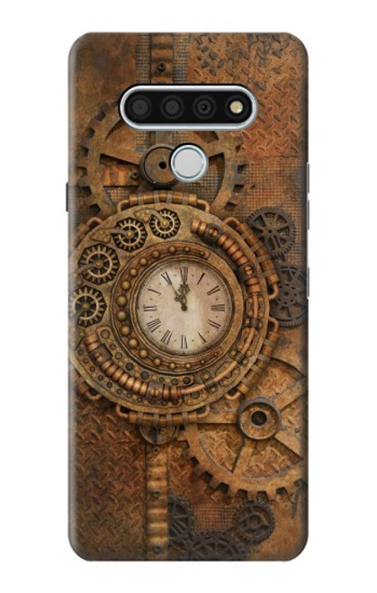 W3401 Horloge vitesse Steampunk Etui Coque Housse et Flip Housse Cuir pour LG Stylo 6