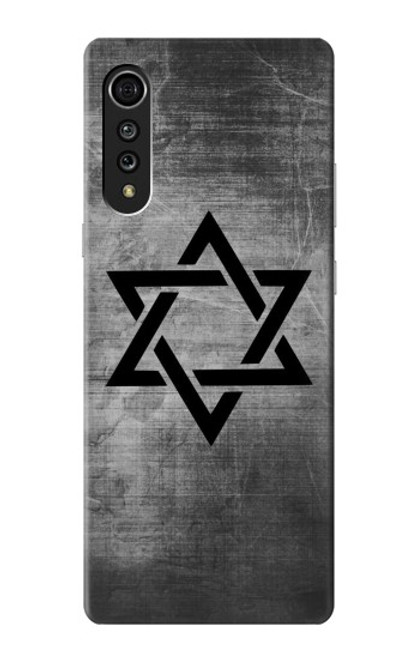 W3107 Judaïsme étoile de David Symbole Etui Coque Housse et Flip Housse Cuir pour LG Velvet