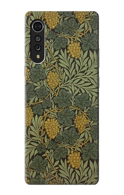 W3662 William Morris Vine Pattern Etui Coque Housse et Flip Housse Cuir pour LG Velvet