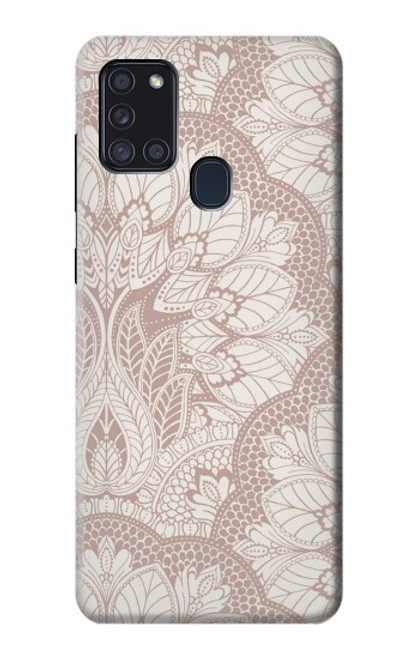 W3580 Mandal Art ligne Etui Coque Housse et Flip Housse Cuir pour Samsung Galaxy A21s