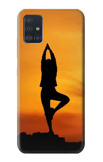 W0832 Yoga Etui Coque Housse et Flip Housse Cuir pour Samsung Galaxy A51 5G [pour A51 5G. PAS pour A51]