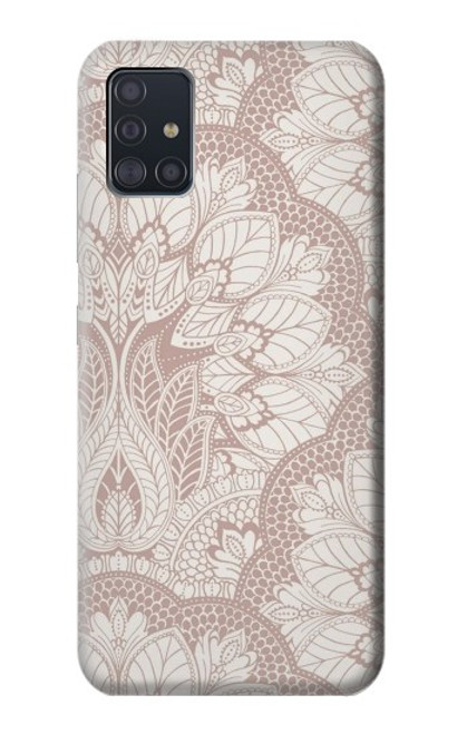 W3580 Mandal Art ligne Etui Coque Housse et Flip Housse Cuir pour Samsung Galaxy A51 5G [pour A51 5G. PAS pour A51]