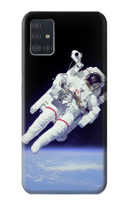 W3616 Astronaute Etui Coque Housse et Flip Housse Cuir pour Samsung Galaxy A51 5G [pour A51 5G. PAS pour A51]