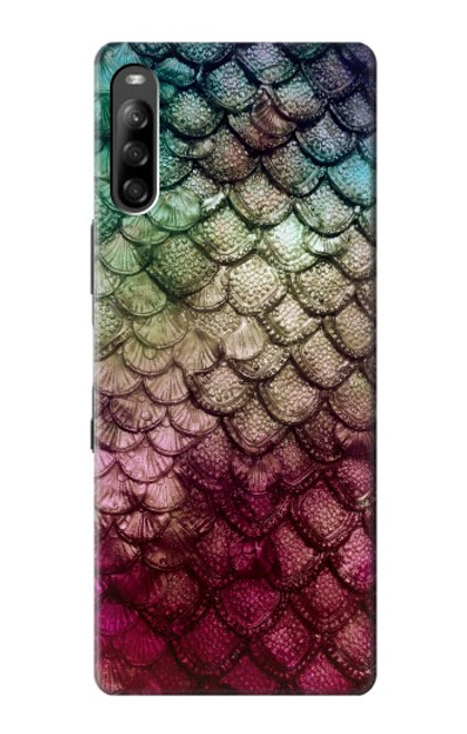 W3539 Sirène écailles de poisson Etui Coque Housse et Flip Housse Cuir pour Sony Xperia L4