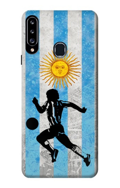 W2977 Argentine Football Football Etui Coque Housse et Flip Housse Cuir pour Samsung Galaxy A20s