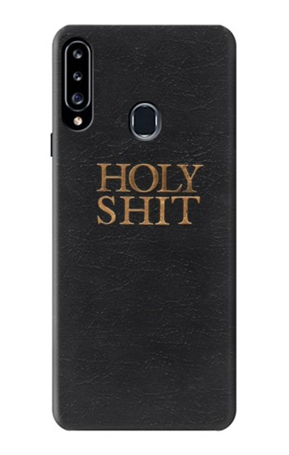 W3166 Drôle Holy Shit Etui Coque Housse et Flip Housse Cuir pour Samsung Galaxy A20s