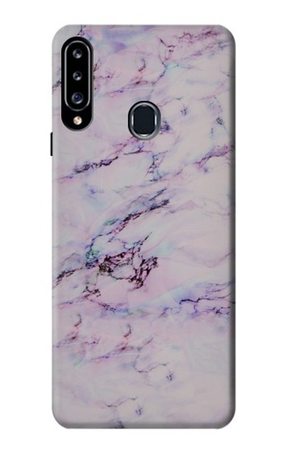 W3215 Transparente marbre rose Etui Coque Housse et Flip Housse Cuir pour Samsung Galaxy A20s