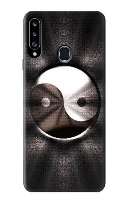 W3241 Yin Yang Symbole Etui Coque Housse et Flip Housse Cuir pour Samsung Galaxy A20s