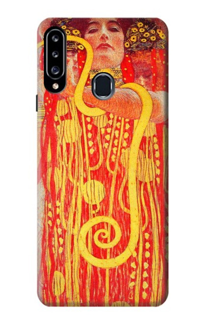 W3352 Gustav Klimt Médecine Etui Coque Housse et Flip Housse Cuir pour Samsung Galaxy A20s