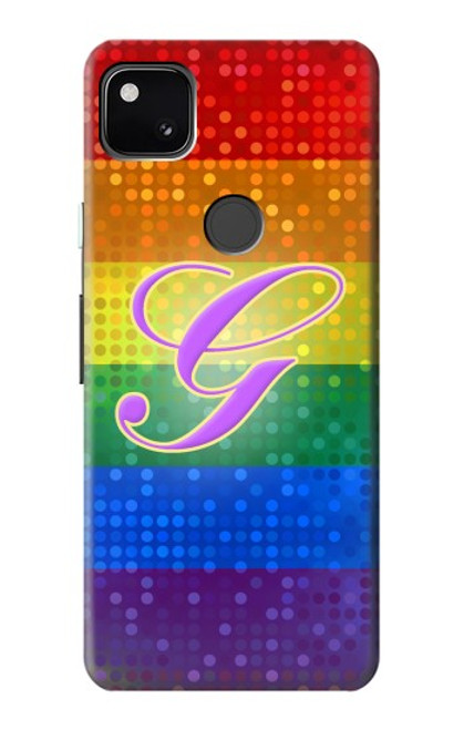 W2899 Arc en ciel LGBT Gay Pride Drapeau Etui Coque Housse et Flip Housse Cuir pour Google Pixel 4a