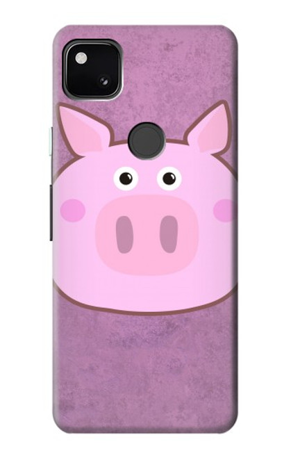 W3269 Porc Dessin animé Etui Coque Housse et Flip Housse Cuir pour Google Pixel 4a