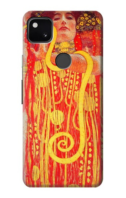 W3352 Gustav Klimt Médecine Etui Coque Housse et Flip Housse Cuir pour Google Pixel 4a