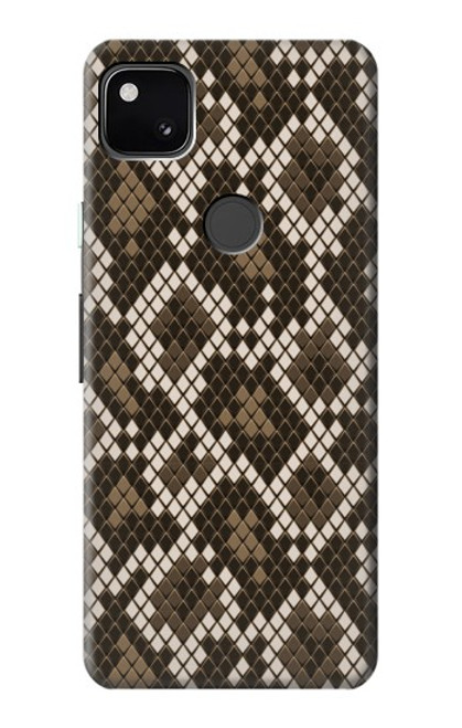 W3389 Seamless Serpent Motif graphique Peau Etui Coque Housse et Flip Housse Cuir pour Google Pixel 4a