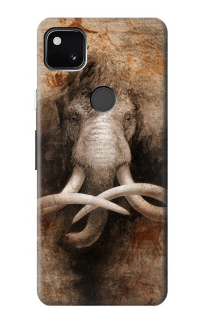 W3427 Mammoth Ancient Art la Grotte Etui Coque Housse et Flip Housse Cuir pour Google Pixel 4a