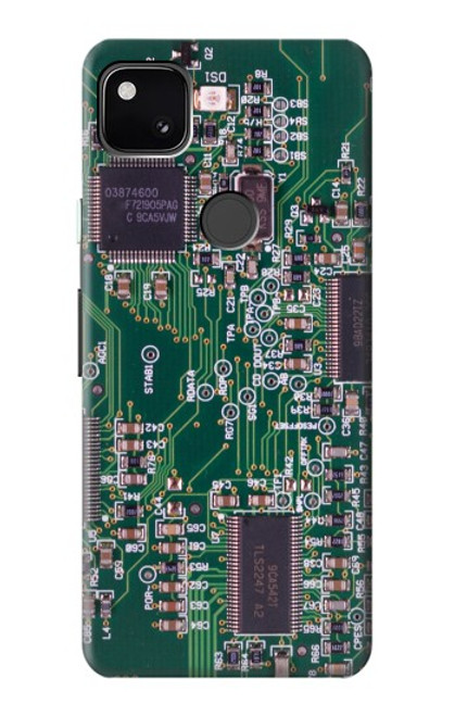 W3519 Electronique Circuit Board graphique Etui Coque Housse et Flip Housse Cuir pour Google Pixel 4a