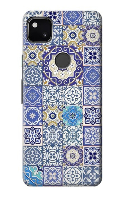 W3537 Motif marocain Mosaïque Etui Coque Housse et Flip Housse Cuir pour Google Pixel 4a