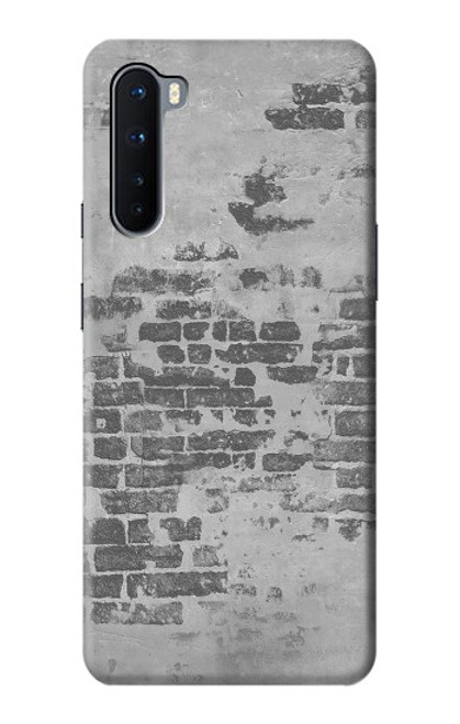 W3093 Vieux mur de briques Etui Coque Housse et Flip Housse Cuir pour OnePlus Nord