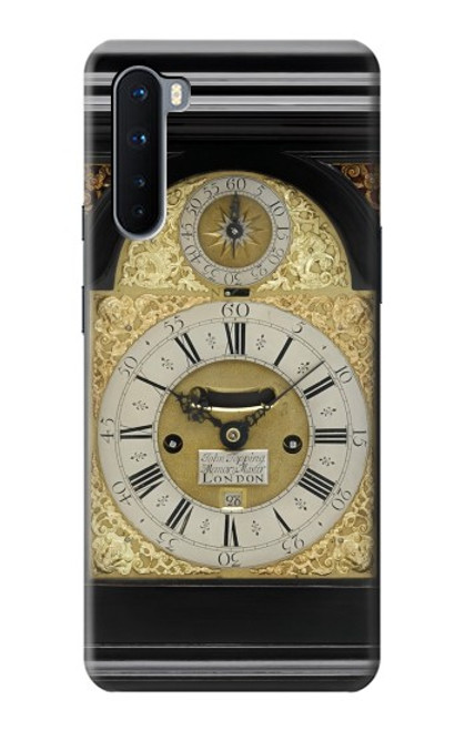 W3144 Support Antique Horloge Etui Coque Housse et Flip Housse Cuir pour OnePlus Nord