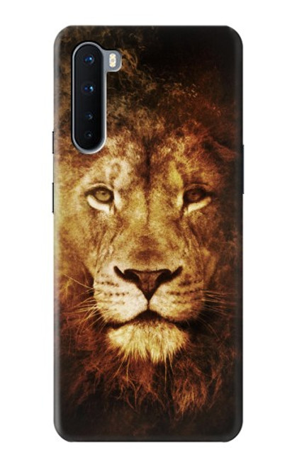 W3182 Lion Etui Coque Housse et Flip Housse Cuir pour OnePlus Nord