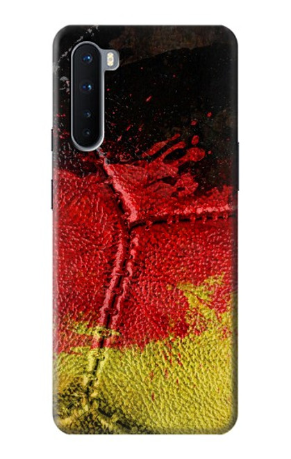 W3303 Allemagne Drapeau graphique Football Millésime Etui Coque Housse et Flip Housse Cuir pour OnePlus Nord