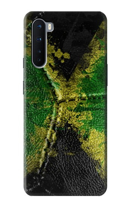 W3319 Jamaïque Drapeau graphique Football Millésime Etui Coque Housse et Flip Housse Cuir pour OnePlus Nord