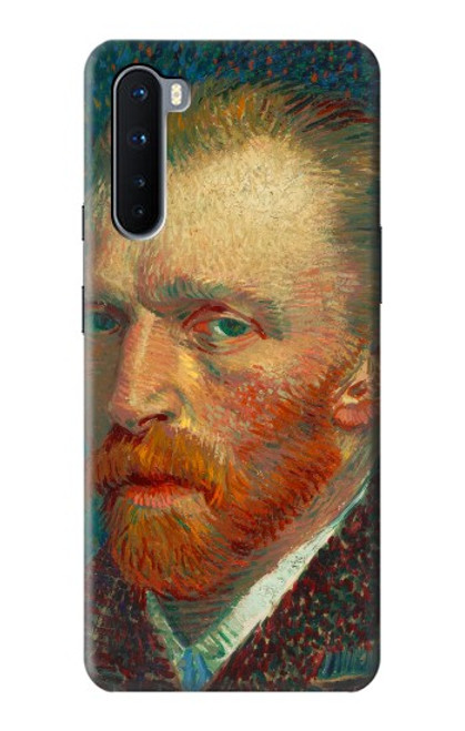 W3335 Vincent Van Gogh Autoportrait Etui Coque Housse et Flip Housse Cuir pour OnePlus Nord