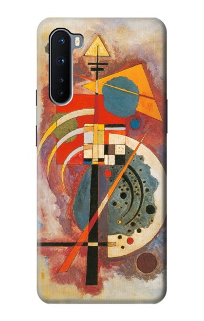 W3337 Wassily Kandinsky Hommage a Grohmann Etui Coque Housse et Flip Housse Cuir pour OnePlus Nord