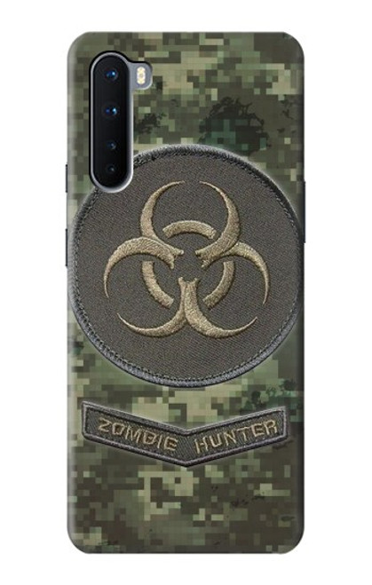 W3468 Biohazard Zombie Hunter Graphic Etui Coque Housse et Flip Housse Cuir pour OnePlus Nord