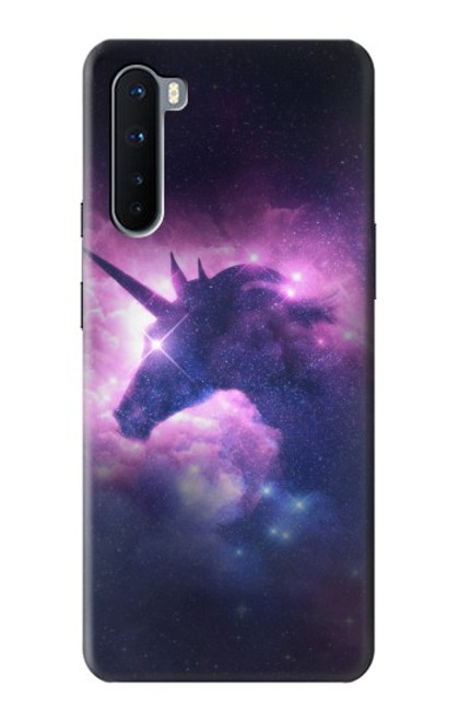 W3538 Licorne Galaxie Etui Coque Housse et Flip Housse Cuir pour OnePlus Nord