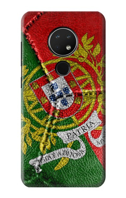 W3300 Portugal Drapeau graphique Football Millésime Etui Coque Housse et Flip Housse Cuir pour Nokia 6.2