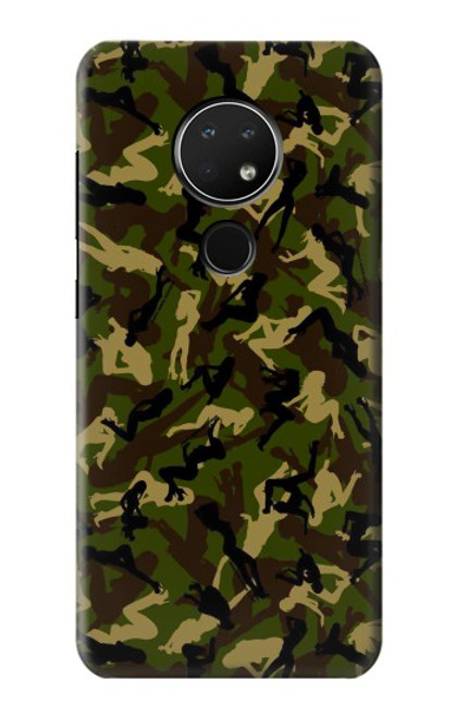 W3356 Camo camouflage de fille Etui Coque Housse et Flip Housse Cuir pour Nokia 6.2