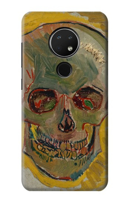 W3359 Vincent Van Gogh Crâne Etui Coque Housse et Flip Housse Cuir pour Nokia 6.2