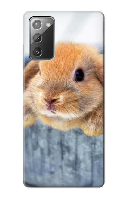 W0242 Lapin mignon Etui Coque Housse et Flip Housse Cuir pour Samsung Galaxy Note 20