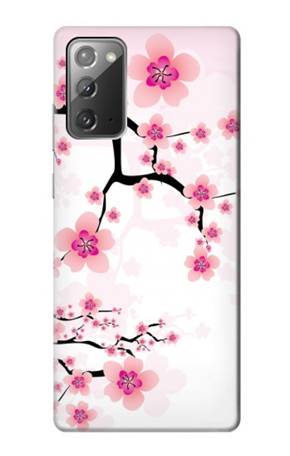 W2359 Fleur de prunier Etui Coque Housse et Flip Housse Cuir pour Samsung Galaxy Note 20