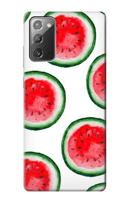 W3236 Motif melon d'eau Etui Coque Housse et Flip Housse Cuir pour Samsung Galaxy Note 20