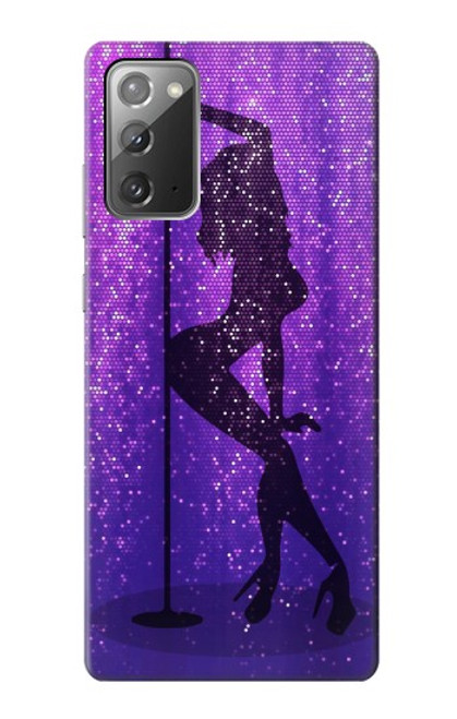 W3400 Pole Dance Etui Coque Housse et Flip Housse Cuir pour Samsung Galaxy Note 20