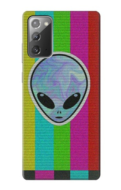 W3437 Extraterrestre Aucun signal Etui Coque Housse et Flip Housse Cuir pour Samsung Galaxy Note 20