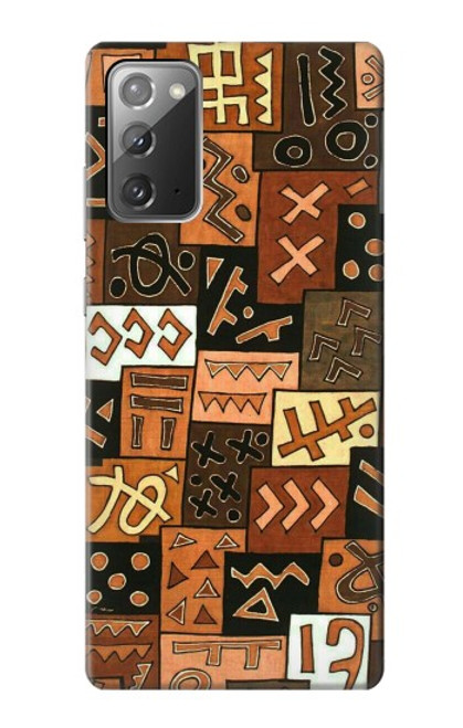 W3460 Motif Art Mali Etui Coque Housse et Flip Housse Cuir pour Samsung Galaxy Note 20