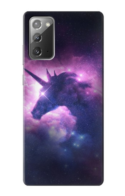 W3538 Licorne Galaxie Etui Coque Housse et Flip Housse Cuir pour Samsung Galaxy Note 20