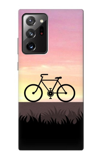 W3252 vélo Coucher de soleil Etui Coque Housse et Flip Housse Cuir pour Samsung Galaxy Note 20 Ultra, Ultra 5G