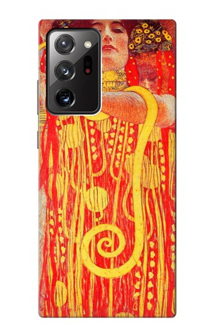 W3352 Gustav Klimt Médecine Etui Coque Housse et Flip Housse Cuir pour Samsung Galaxy Note 20 Ultra, Ultra 5G