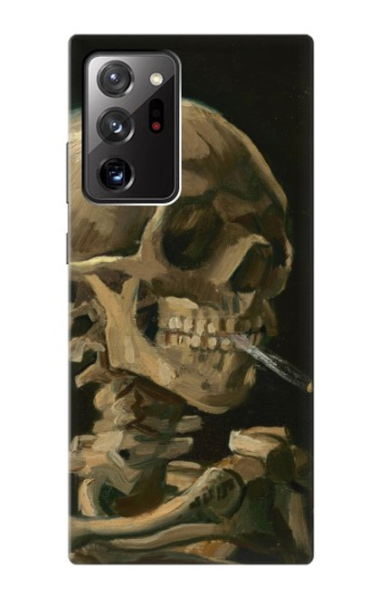 W3358 Vincent Van Gogh Skeleton cigarette Etui Coque Housse et Flip Housse Cuir pour Samsung Galaxy Note 20 Ultra, Ultra 5G