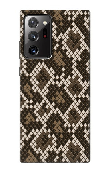 W3389 Seamless Serpent Motif graphique Peau Etui Coque Housse et Flip Housse Cuir pour Samsung Galaxy Note 20 Ultra, Ultra 5G