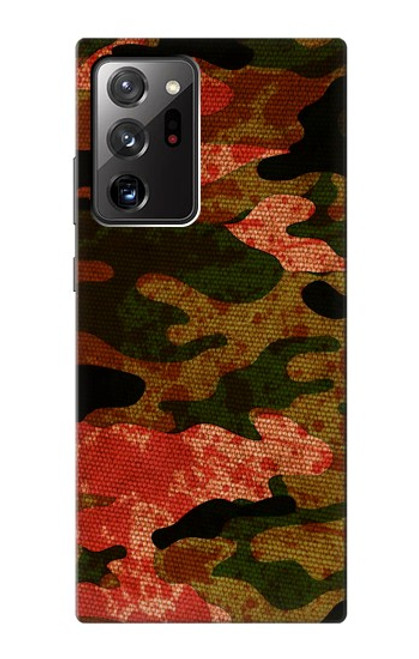 W3393 Camouflage sang Splatter Etui Coque Housse et Flip Housse Cuir pour Samsung Galaxy Note 20 Ultra, Ultra 5G