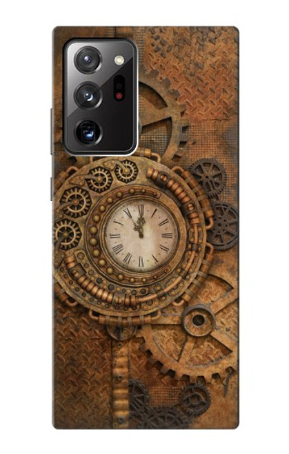 W3401 Horloge vitesse Steampunk Etui Coque Housse et Flip Housse Cuir pour Samsung Galaxy Note 20 Ultra, Ultra 5G